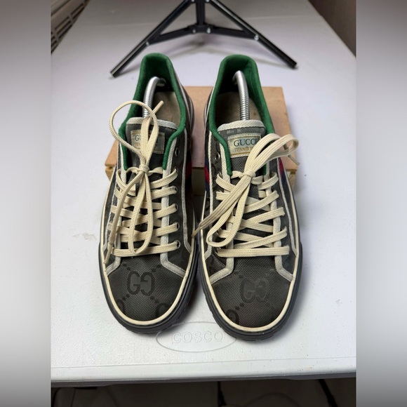 Gucci Tennis 1977 Off the Grid Low 'Grey' Men's Sz 9 - Picture 13 of 14